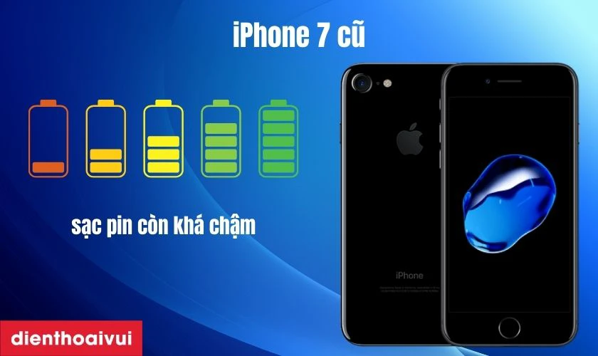 Dung lượng pin trên iPhone 7 khá thấp