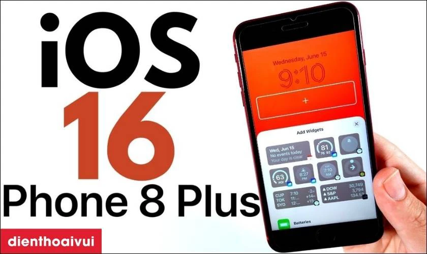 iPhone 8 Plus 64GB cũ đẹp vẫn được cập nhật lên iOS 16