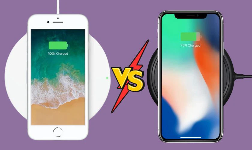 So sánh khả năng sạc nhanh iPhone 8 Plus và iPhone X