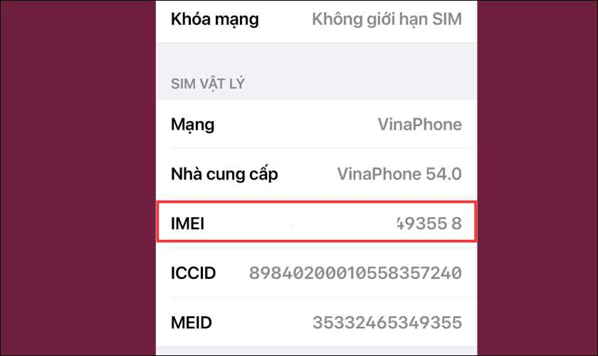 Tìm và sao chép số sê-ri của máy