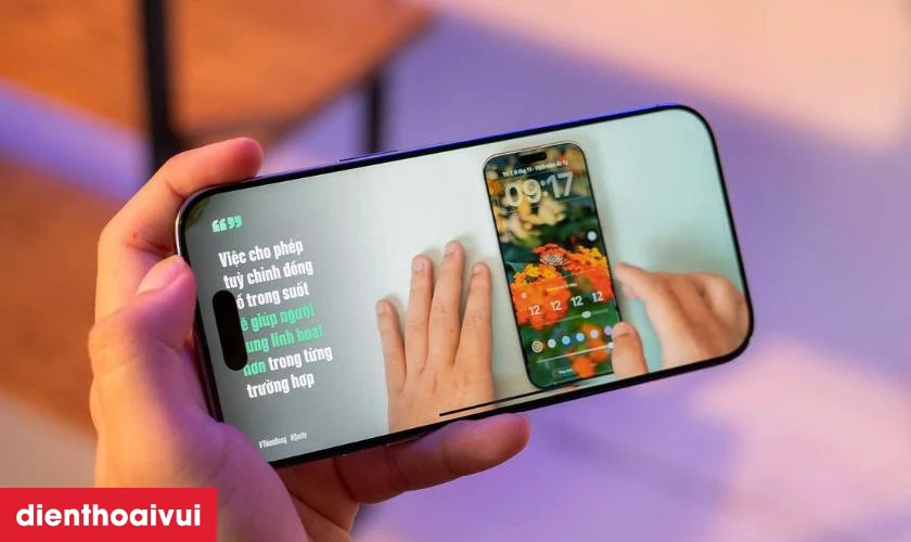 M&agrave;n h&igrave;nh hiển thị sắc n&eacute;t