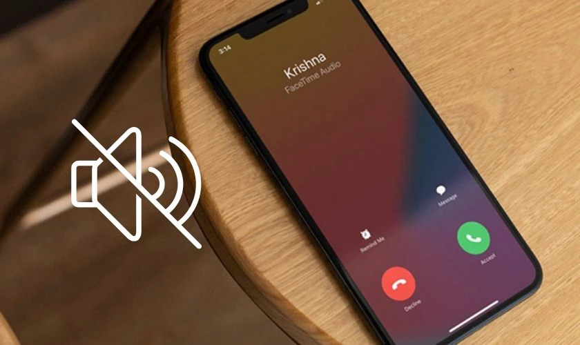Điện thoại iPhone mất âm thanh cuộc gọi khi gọi đến