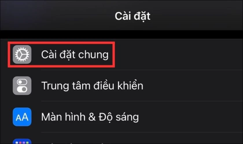 Tắt chức năng làm mới ứng dụng chạy nền