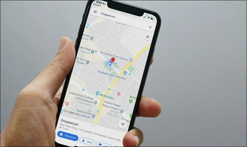 Không sử dụng tính năng dẫn đường trên Google Maps quá lâu