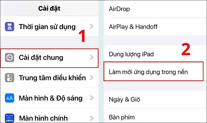 Ngừng các ứng dụng chạy ngầm trên iPhone