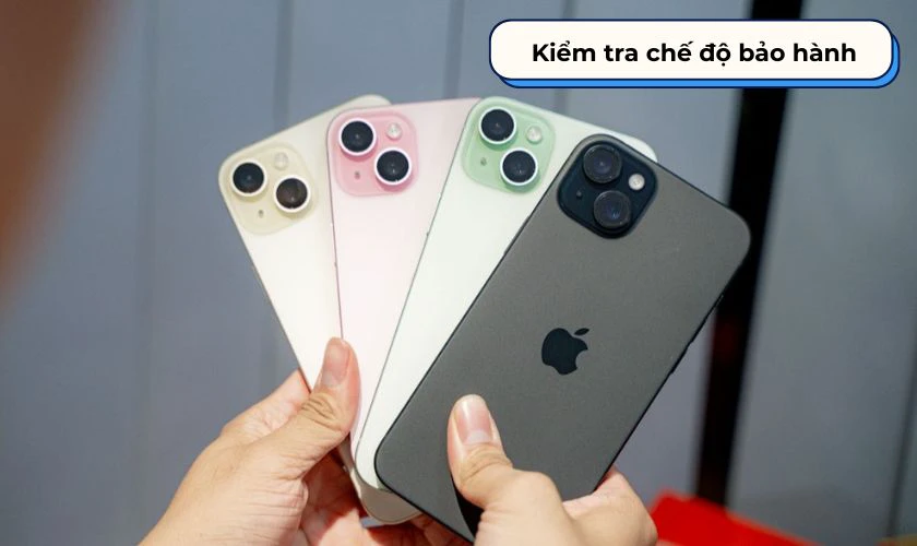 Kiểm tra chế độ bảo hành khi mua iPhone cũ