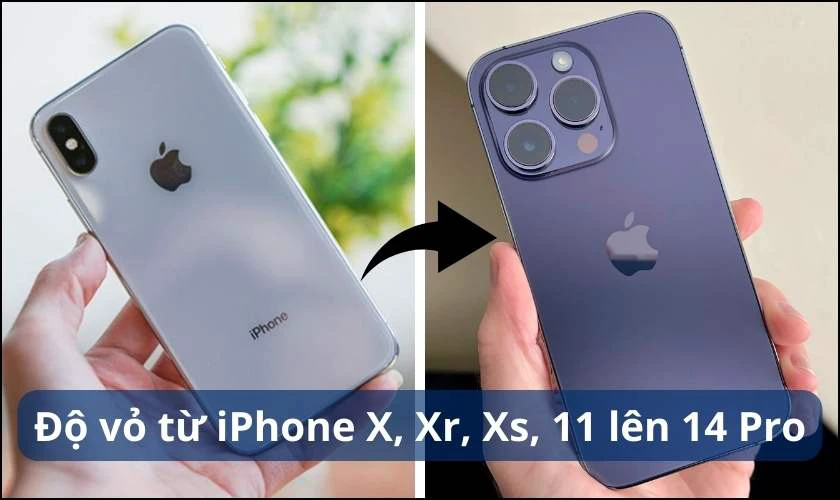 Việc độ vỏ từ iPhone X, Xr, Xs, 11 lên 14 Pro thì mục đích là gì?