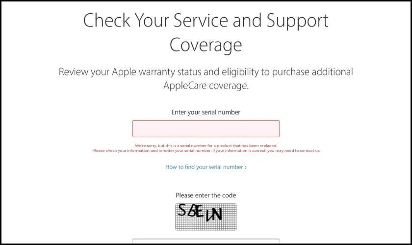 Các bạn vào Check Coverage để nhập IMEI của iPhone