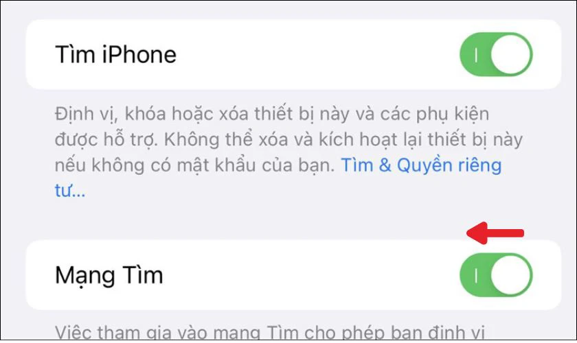 Gạt cần điều khiển sang trái để tắt ứng dụng khi không cần dùng nữa