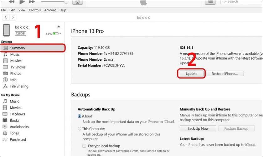 Cách khắc phục iPhone khởi động lại liên tục - Cập nhật iOS