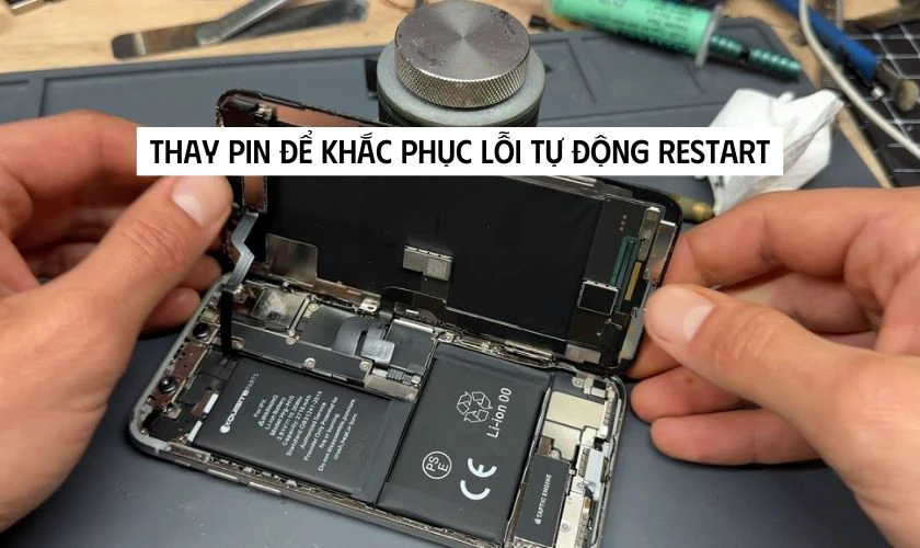 Thay pin nếu pin chai hoặc phồng