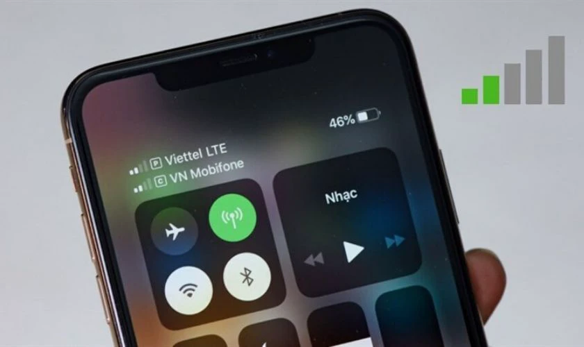 Cách nhận biết iPhone bắt sóng yếu