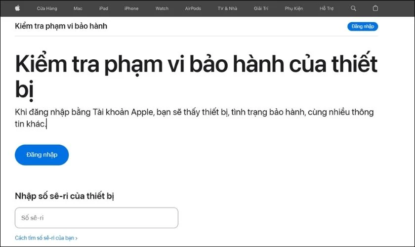 Cách kiểm tra iPhone trả bảo hành khi mua