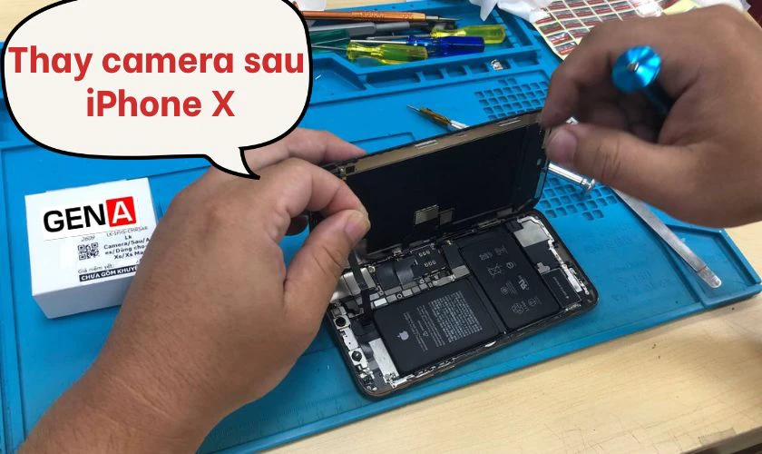 Thay camera sau iPhone X chính hãng GENA