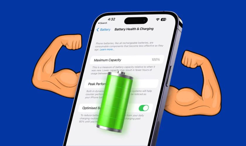 Mẹo hạn chế pin iPhone xuống thấp trước thời gian nên thay