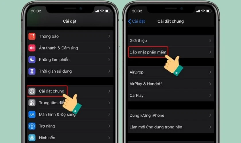 Cách cập nhật iPhone XS lên iOS 18.6 đơn giản