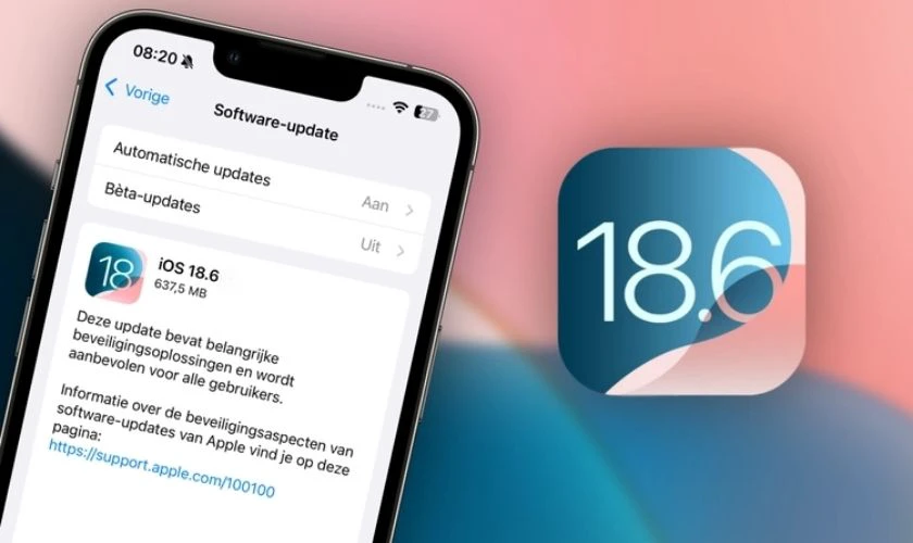 Nhược điểm khi iPhone XS cập nhật iOS 18.6