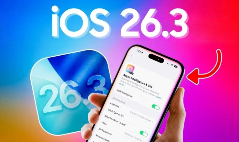 iPhone XS không nâng cấp lên iOS 26.3 được phải làm sao