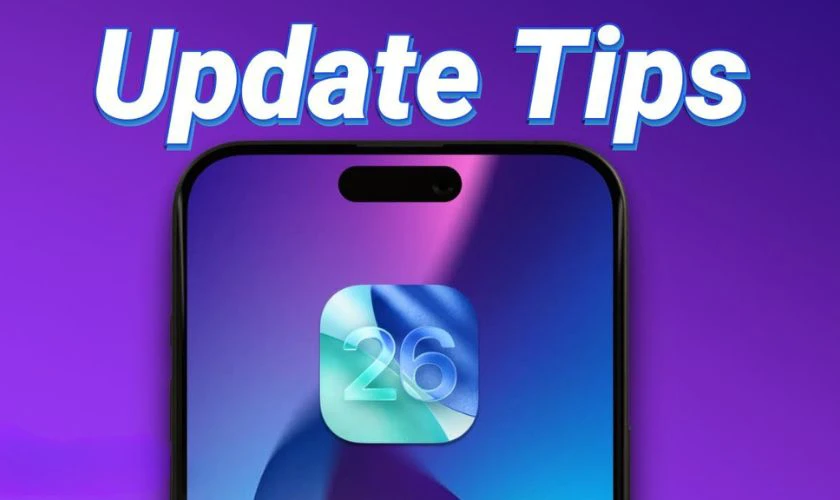 Giải pháp thay thế khi iPhone XS không thể lên iOS 26