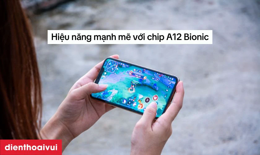 Hiệu năng mạnh mẽ với chip A12 Bionic