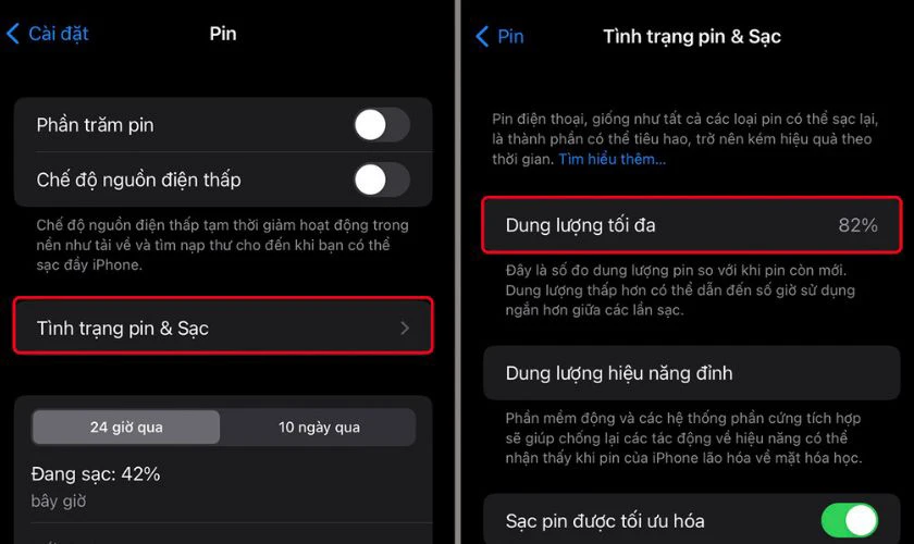 Thay pin cho điện thoại nếu dung lượng pin giảm đáng kể so với ban đầu