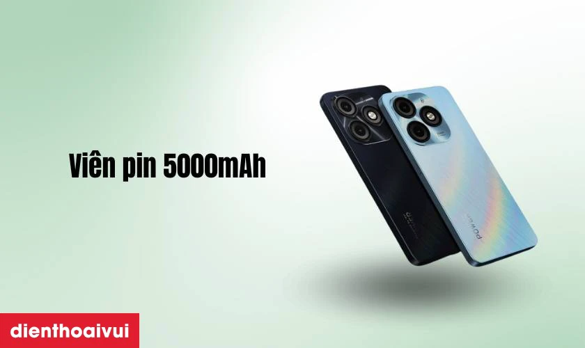 Sở hữu viên pin 5000 mAh