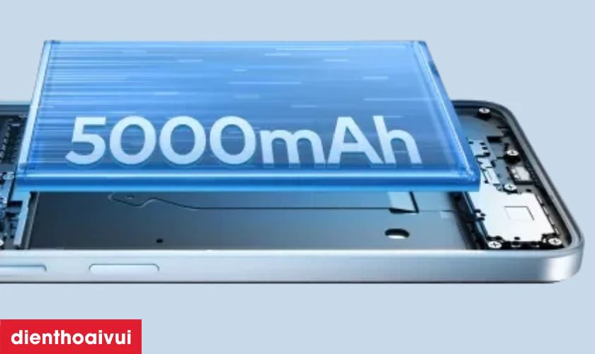 Pin 5000mAh sử dụng cả ngày