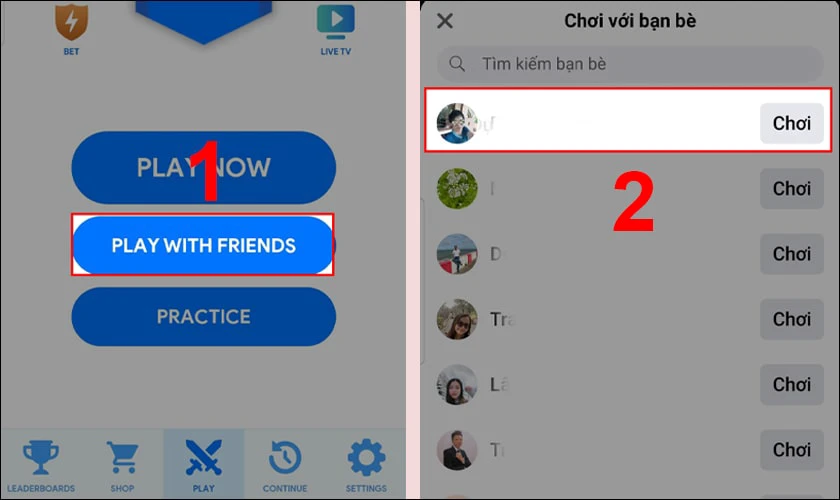 Cách mời bạn bè cùng chơi game trên Facebook bằng máy tính