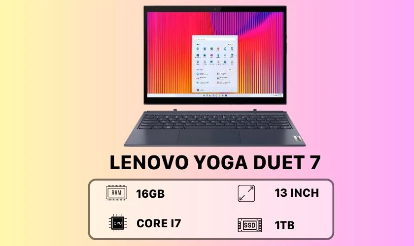 Laptop Lenovo Yoga Duet 7 cho sinh viên báo chí