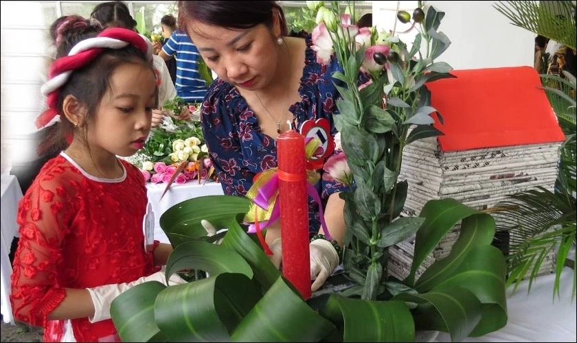 Kế hoạch tổ chức ngày Gia đình Việt Nam: Hội thi cắm hoa