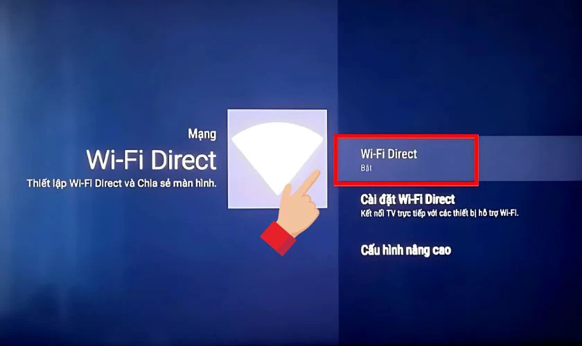 ấm chọn WiFi Direct