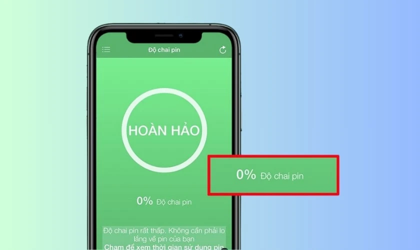 Dùng ứng dụng Battery Life