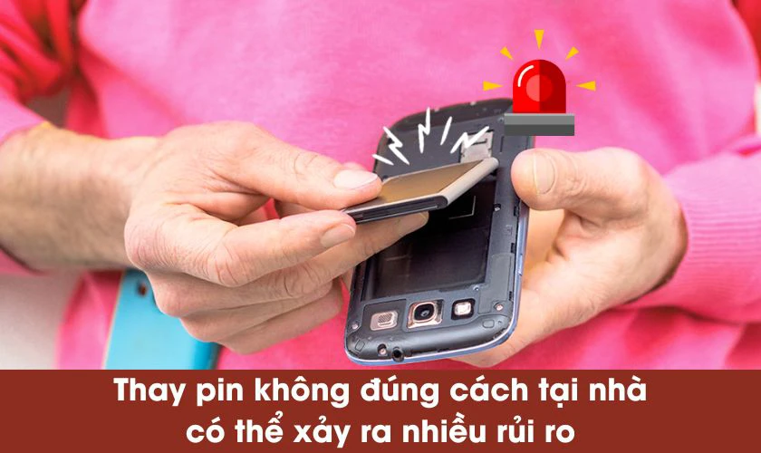 Có nên thay pin tại nhà không?