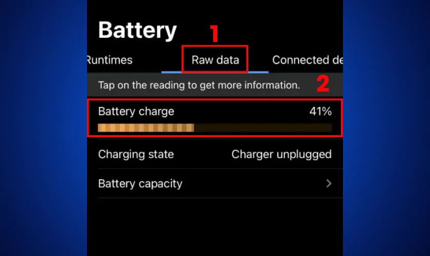 Kiểm tra tình trạng pin iPhone 15 bằng Battery Life