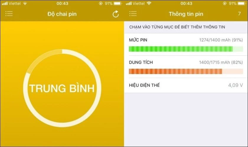 Kiểm tra pin hiện tại để chủ động nắm bắt thời điểm thay pin