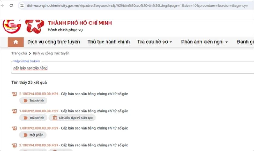 Cách xin cấp lại bằng tốt nghiệp THPT online