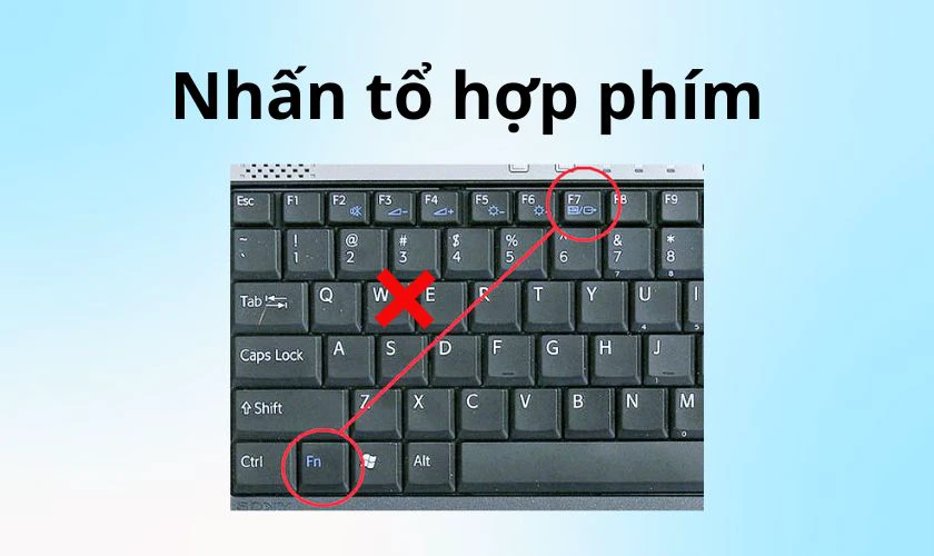 Khóa bàn phím laptop Lenovo bằng tổ hợp phím