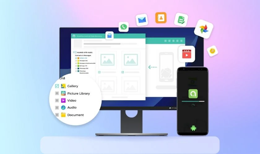 Tải phần mềm FonePaw Android Data Recovery