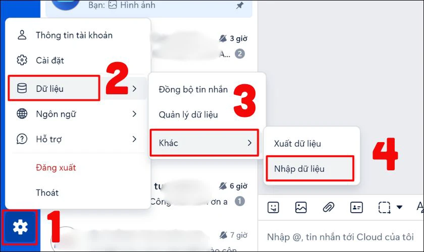 Cách khôi phục tin nhắn Zalo đã xóa từ lâu trên máy tính