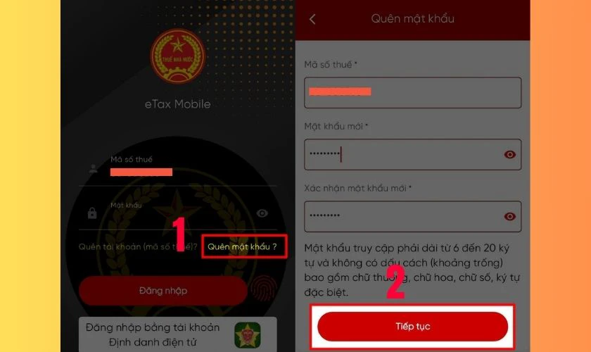 Cách khắc phục lỗi không đăng nhập được eTax Mobile
