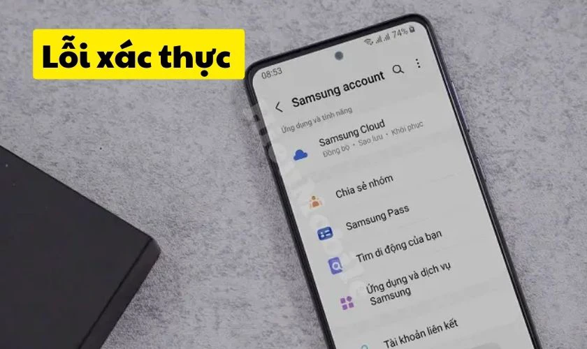 Lỗi không đăng nhập được Samsung account trên điện thoại