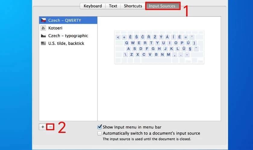 Kiểm tra và cài đặt lại layout bàn phím