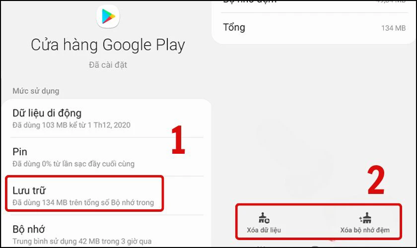 Vào mục Lưu trữ