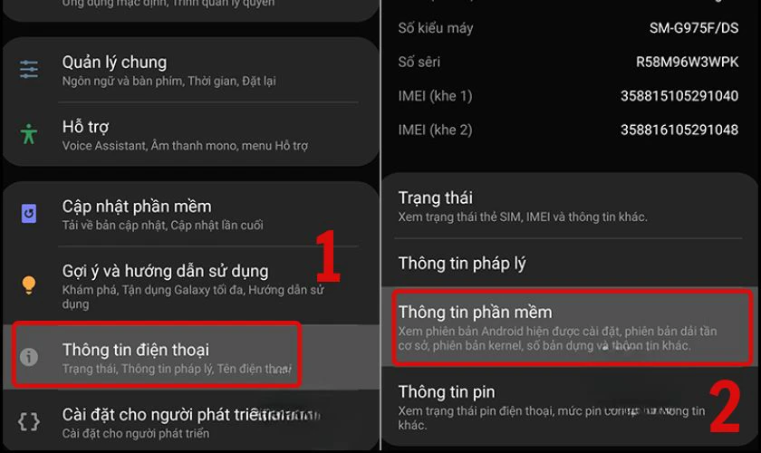 Kiểm tra phiên bản Android và cập nhật hệ điều hành