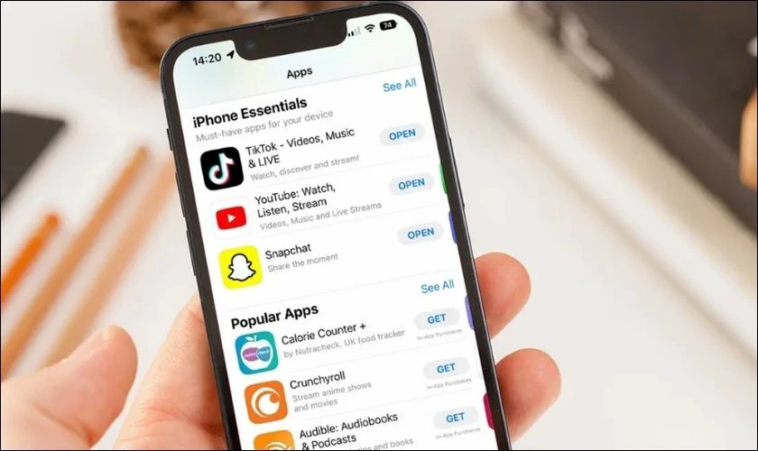 Tải ứng dụng trên App Store
