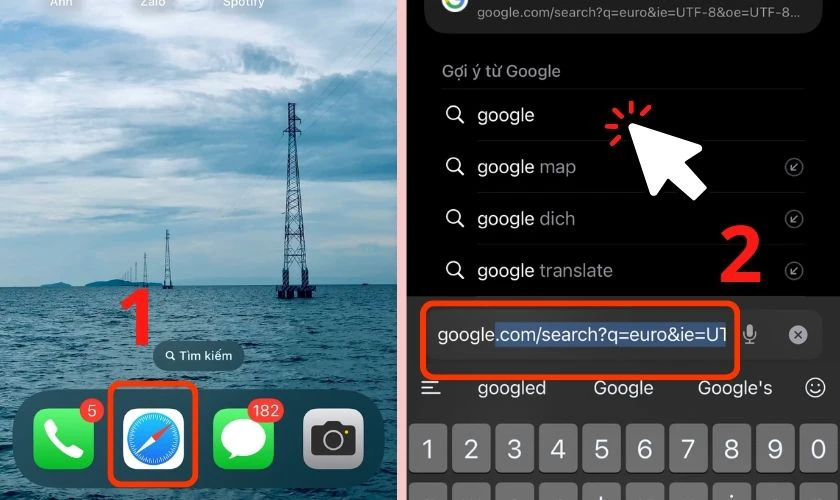 Thêm tài khoản Google vào iPhone từ trình duyệt web