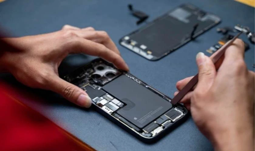 Máy từng sửa chữa tại nơi không uy tín