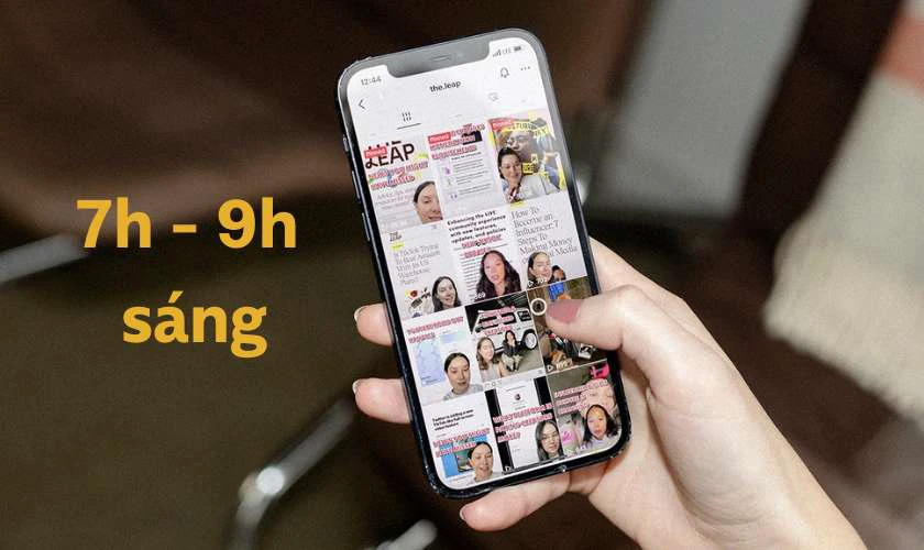 Khung giờ đăng TikTok buổi sáng