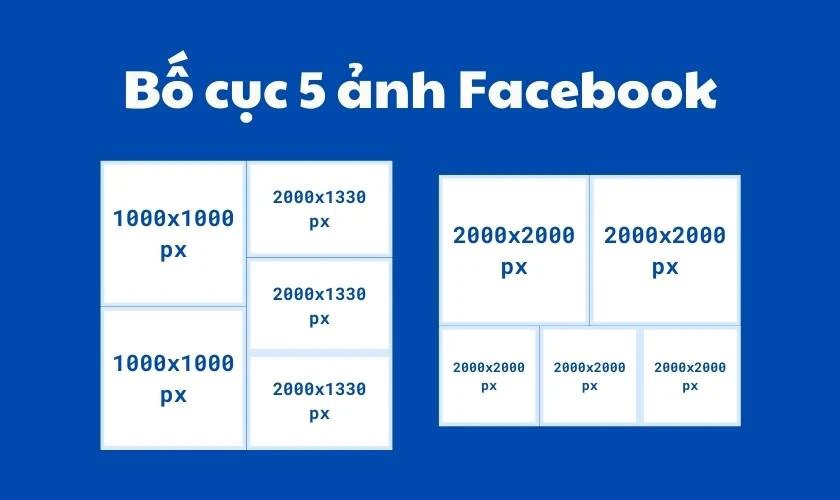 Bố cục kích thước ảnh đăng facebook không bị vỡ