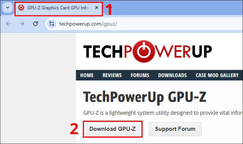 Kiểm tra card màn hình laptop bằng TechPowerUp GPU-Z